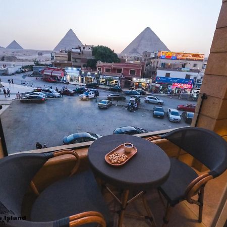 Pyramids Island Bed and Breakfast Kafret el-Gabal Exteriör bild