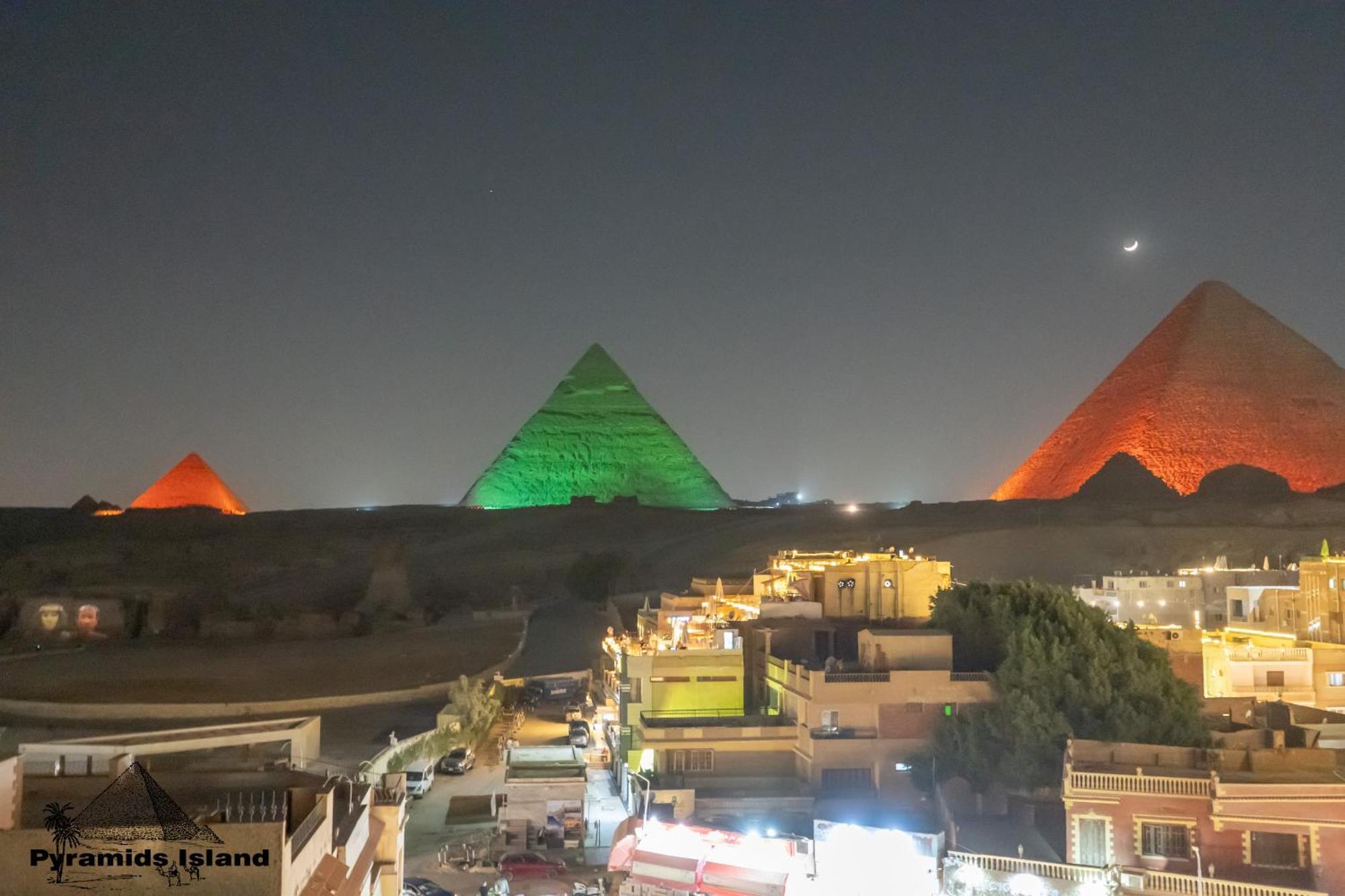Pyramids Island Bed and Breakfast Kafret el-Gabal Exteriör bild