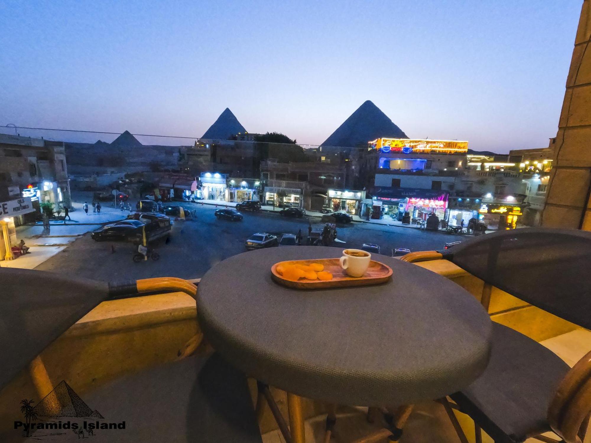 Pyramids Island Bed and Breakfast Kafret el-Gabal Exteriör bild