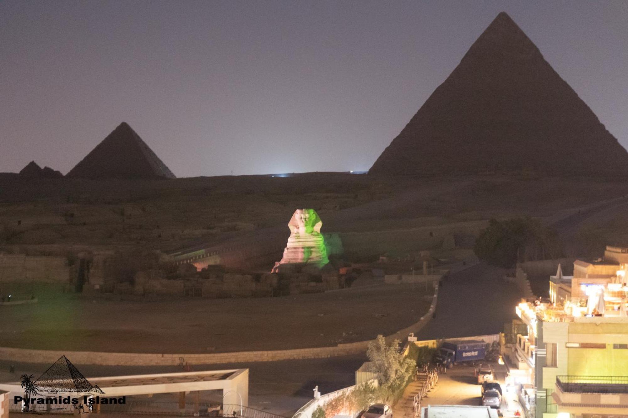 Pyramids Island Bed and Breakfast Kafret el-Gabal Exteriör bild