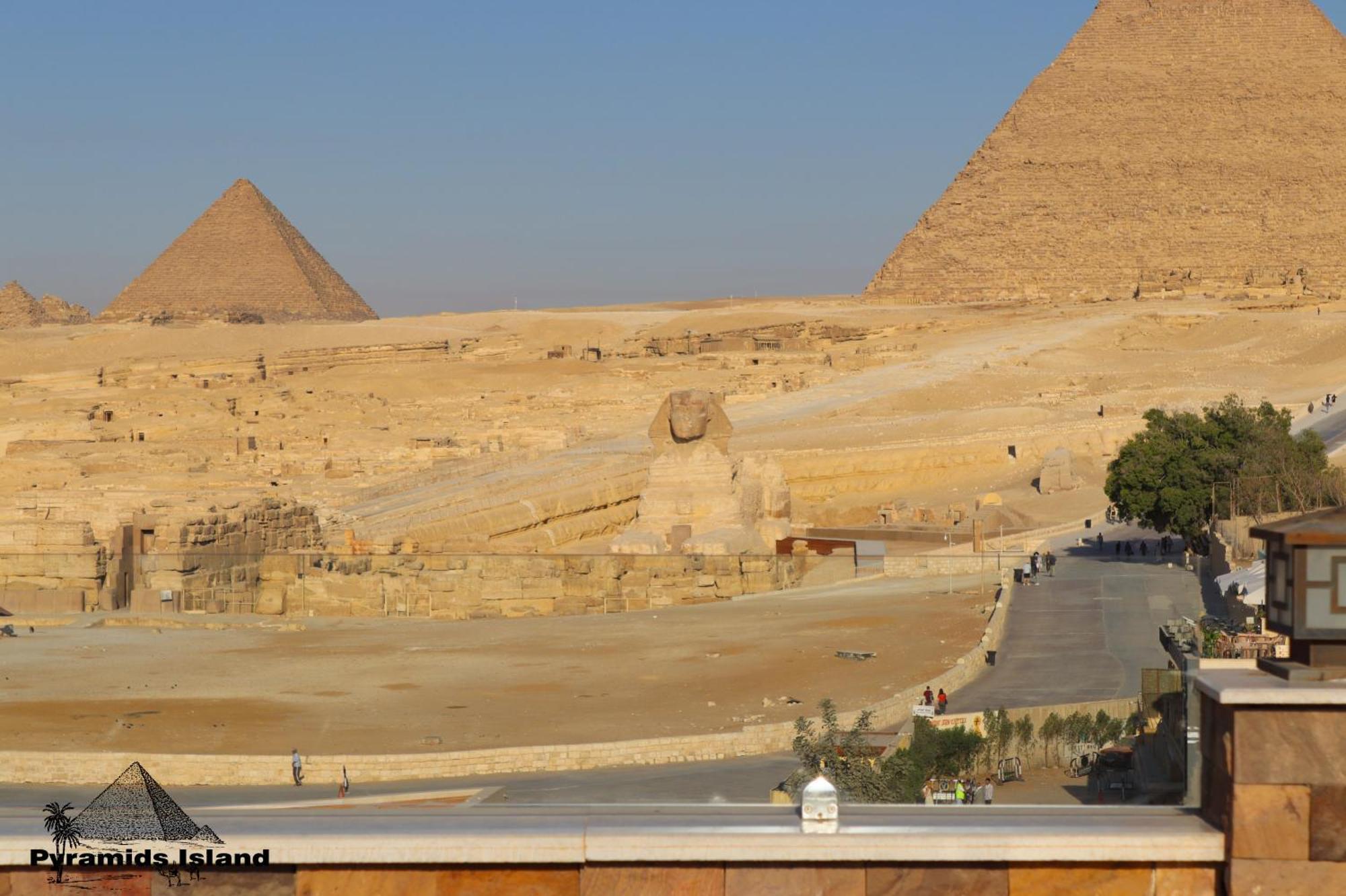 Pyramids Island Bed and Breakfast Kafret el-Gabal Exteriör bild