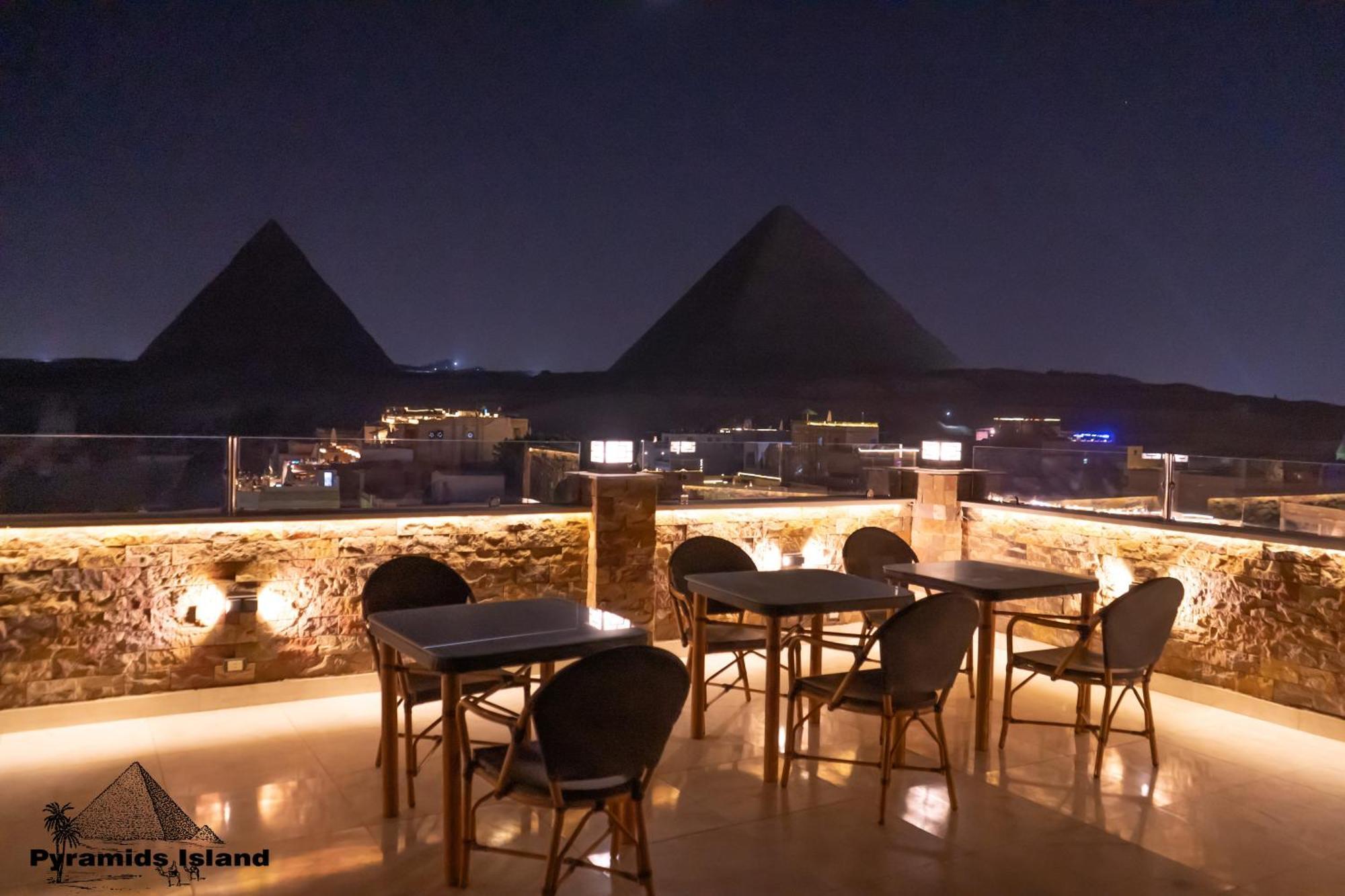 Pyramids Island Bed and Breakfast Kafret el-Gabal Exteriör bild