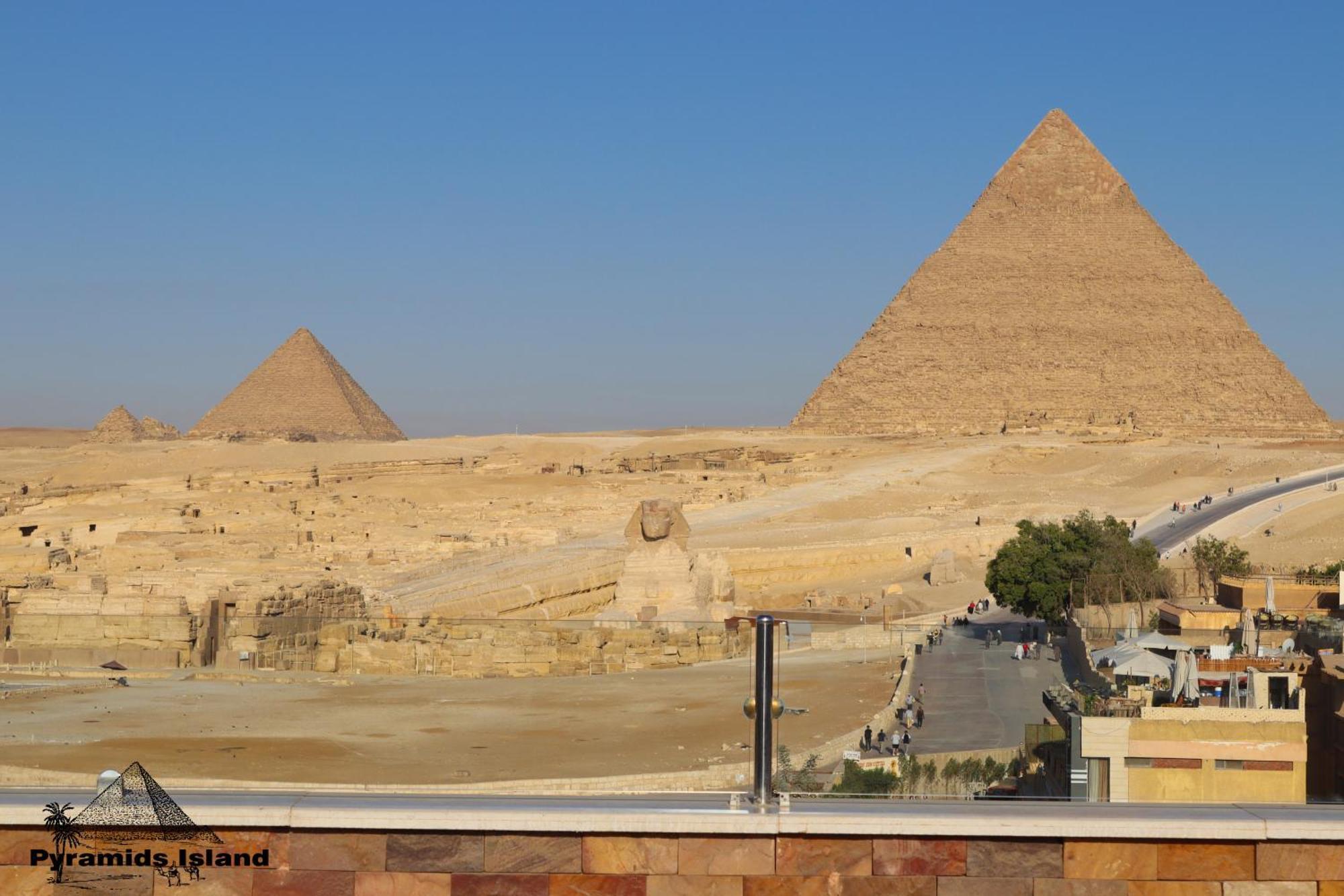 Pyramids Island Bed and Breakfast Kafret el-Gabal Exteriör bild