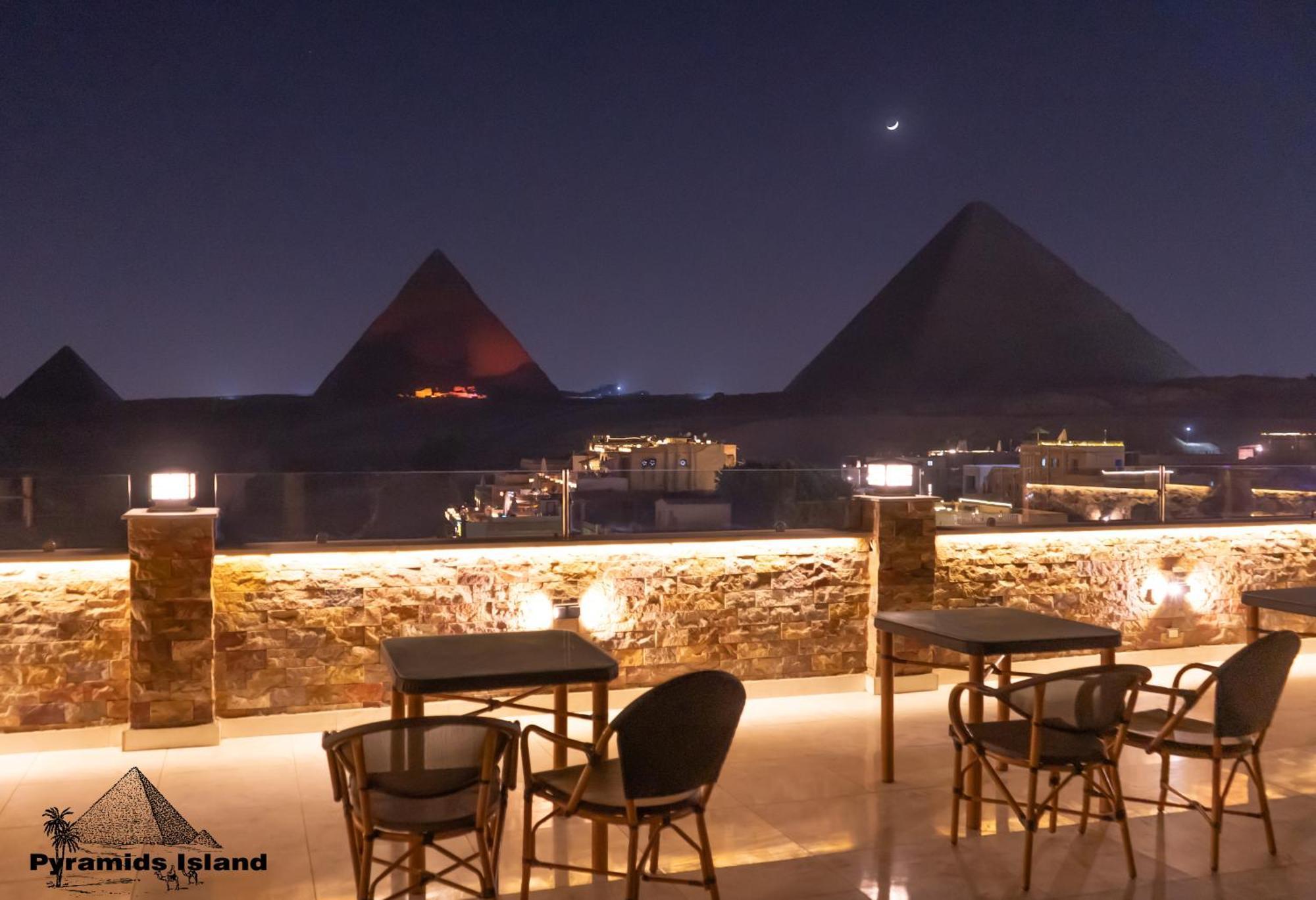 Pyramids Island Bed and Breakfast Kafret el-Gabal Exteriör bild