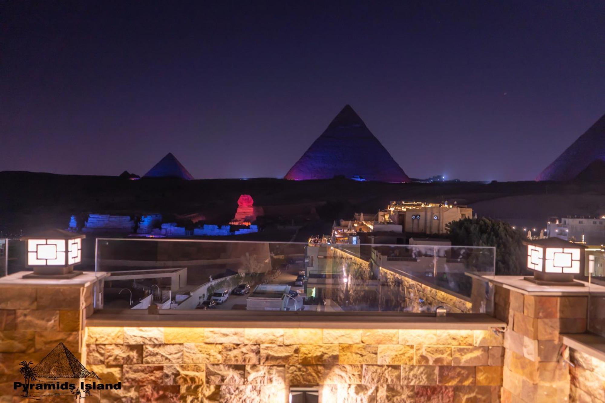 Pyramids Island Bed and Breakfast Kafret el-Gabal Exteriör bild