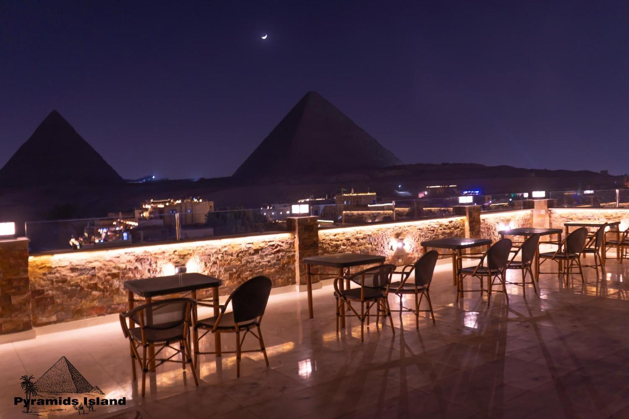 Pyramids Island Bed and Breakfast Kafret el-Gabal Exteriör bild