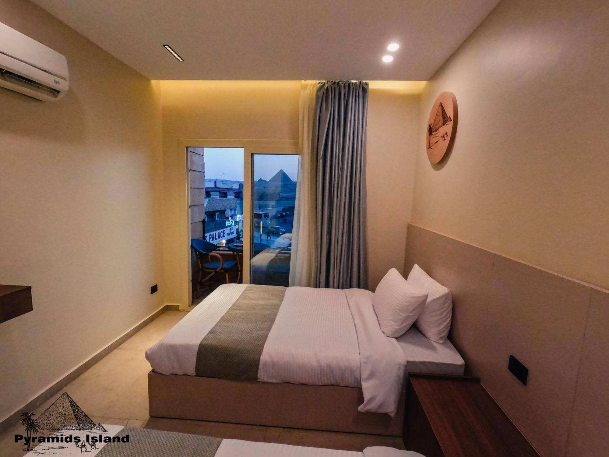 Pyramids Island Bed and Breakfast Kafret el-Gabal Exteriör bild