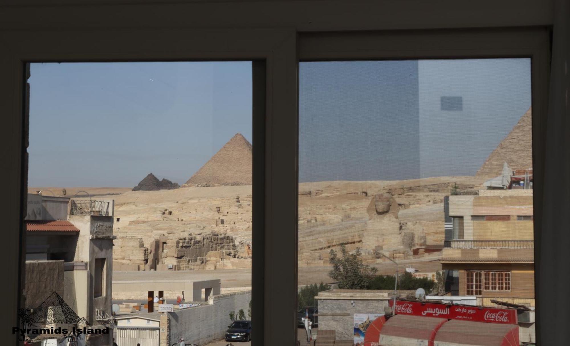 Pyramids Island Bed and Breakfast Kafret el-Gabal Exteriör bild