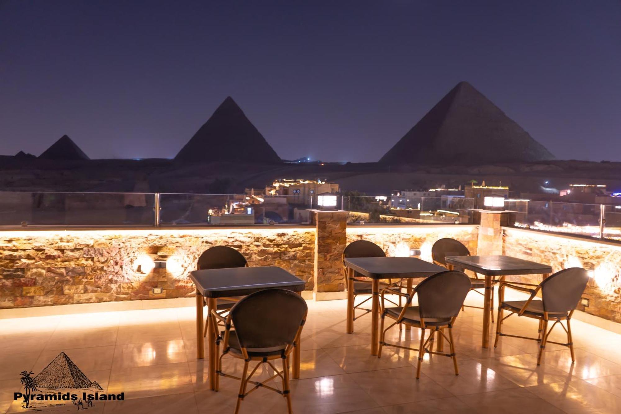 Pyramids Island Bed and Breakfast Kafret el-Gabal Exteriör bild