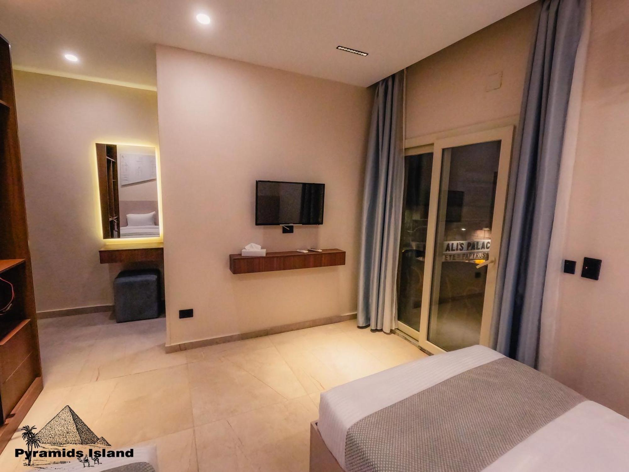 Pyramids Island Bed and Breakfast Kafret el-Gabal Exteriör bild