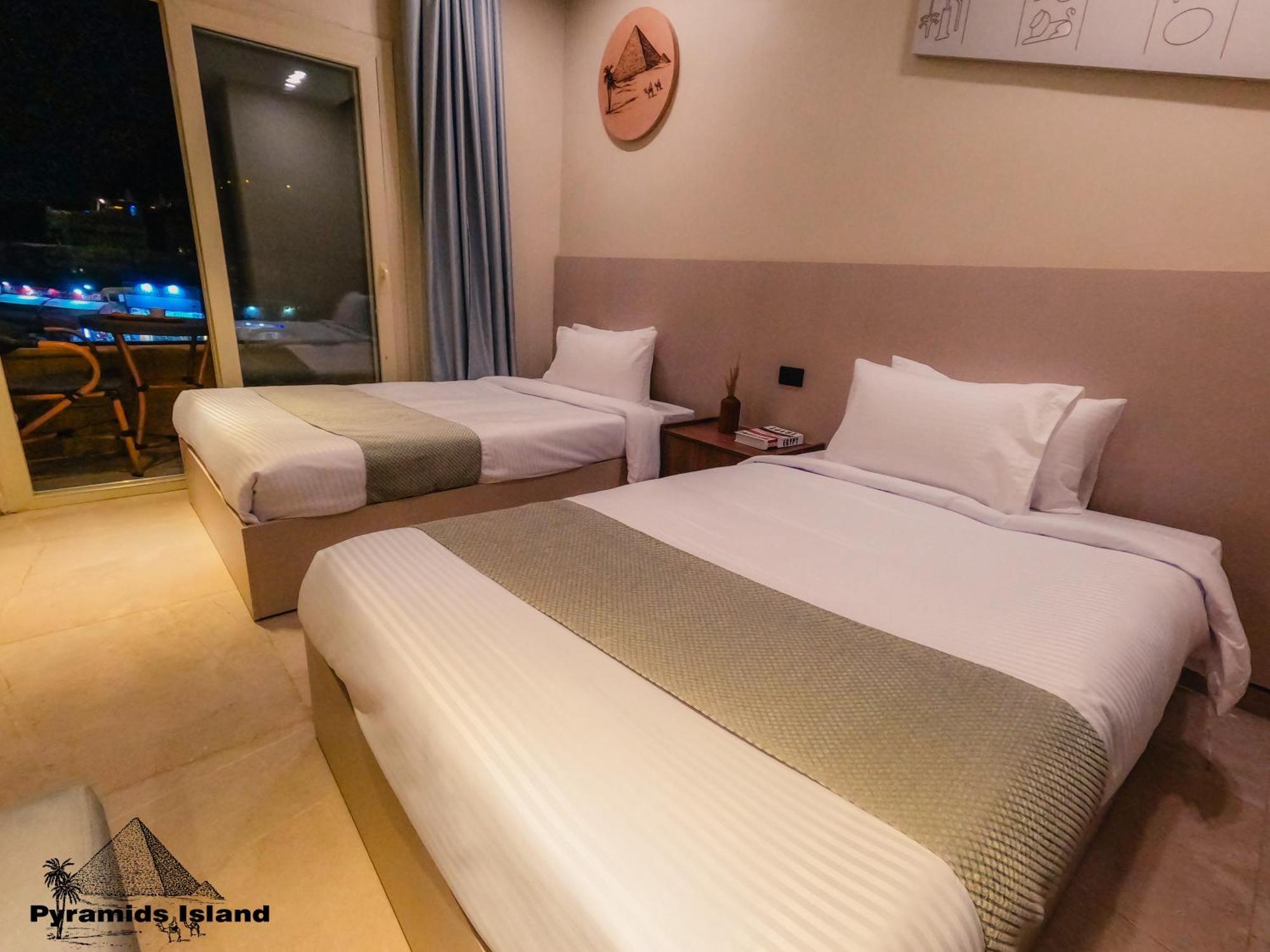 Pyramids Island Bed and Breakfast Kafret el-Gabal Exteriör bild