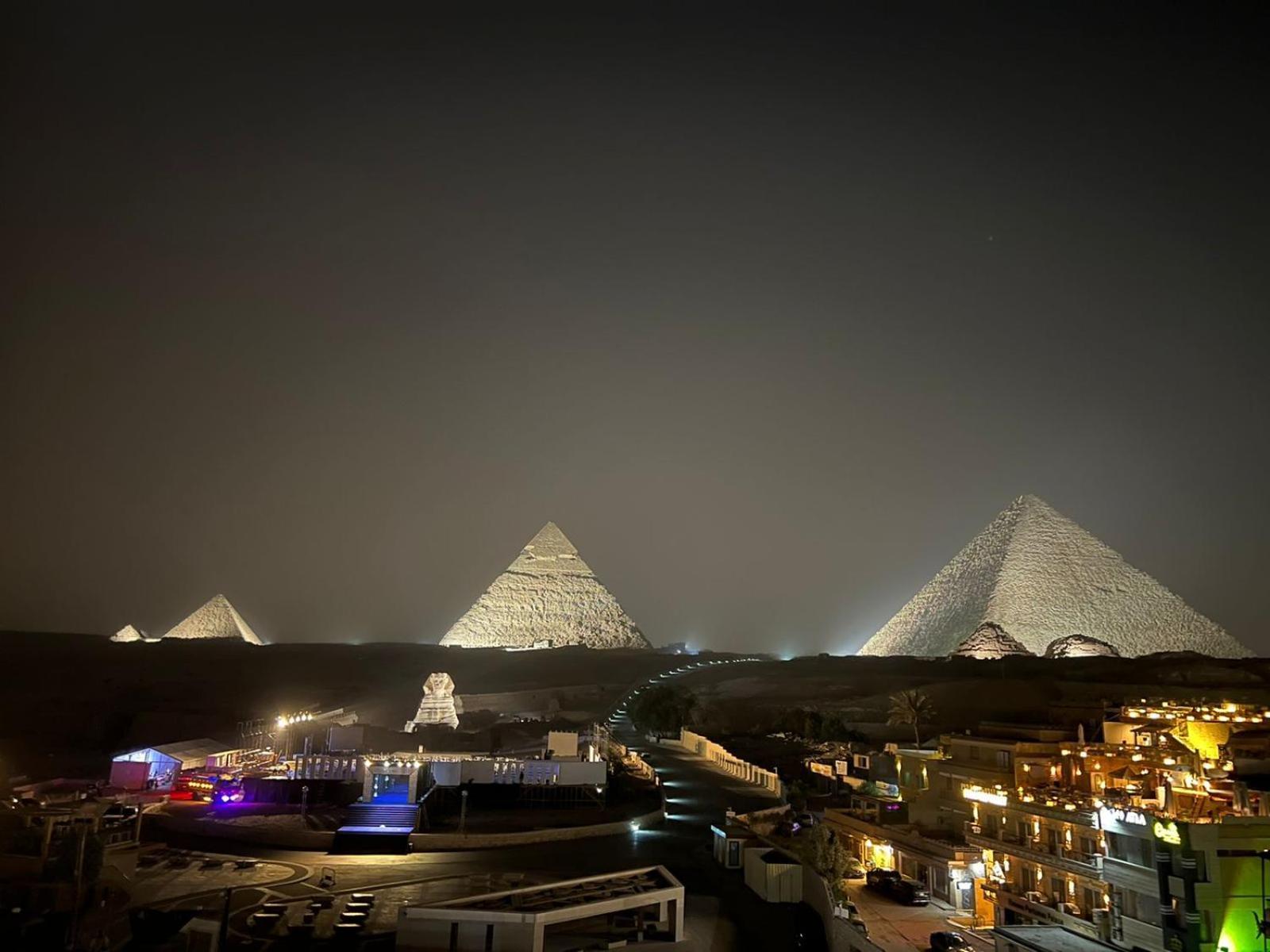 Pyramids Island Bed and Breakfast Kafret el-Gabal Exteriör bild
